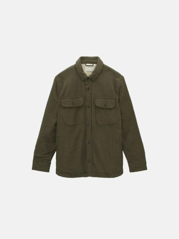 Double Pocket Overshirt Olive
